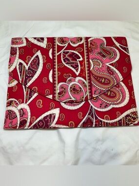 RARE Vera Bradley Rosy Posies Small Folio Organizer - Hard to Find!